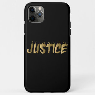 Case-Mate iPhone Case Cool 3D Justice Burning Gold Letters