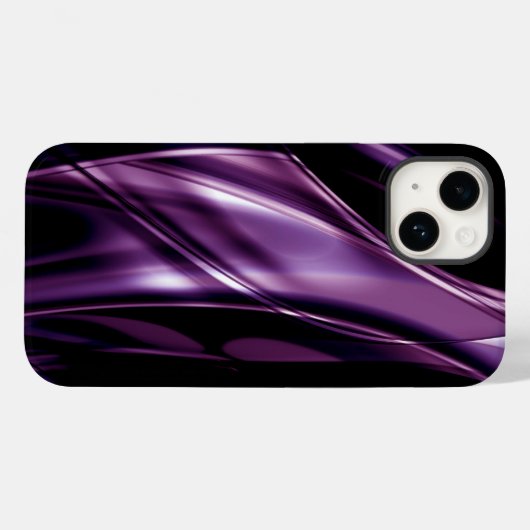 Coques Case-Mate iPhone Cool Abstraite violette (Verso (horizontal))