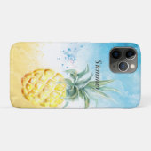 Coques Case-Mate iPhone Cool Ananas été (Dos (Horizontal))