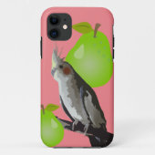 Coques Case-Mate iPhone Cool Animal Cockatiel Oiseau, Fruit Pear Vert rose (Dos)