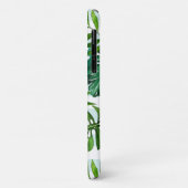 Coques Case-Mate iPhone Cool Aquarelle Tropical Vert Feuilles (Dos/Gauche)