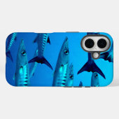 Coques Case-Mate iPhone Cool Barracudas sous-marin (Verso (horizontal))