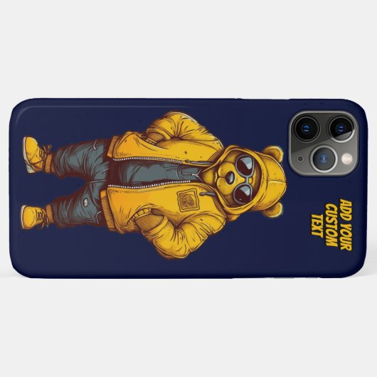 Coques Case-Mate iPhone Cool Bear Funny Branché (Dos (Horizontal))