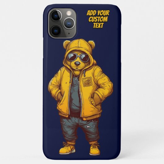 Coques Case-Mate iPhone Cool Bear Funny Branché (Dos)