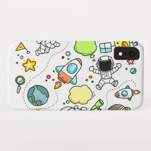 Coques Case-Mate iPhone Cool beautiful space astronaut (Dos (Horizontal))