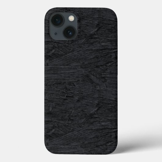 Coques Case-Mate iPhone Cool black burnt wood texture (Verso)