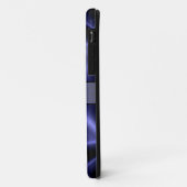 Coques Case-Mate iPhone Cool Bleu brillant acier inoxydable métal (Dos/Gauche)