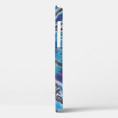 Coques Case-Mate iPhone Cool Bleu tourbillon tourbillon (Verso / Gauche)
