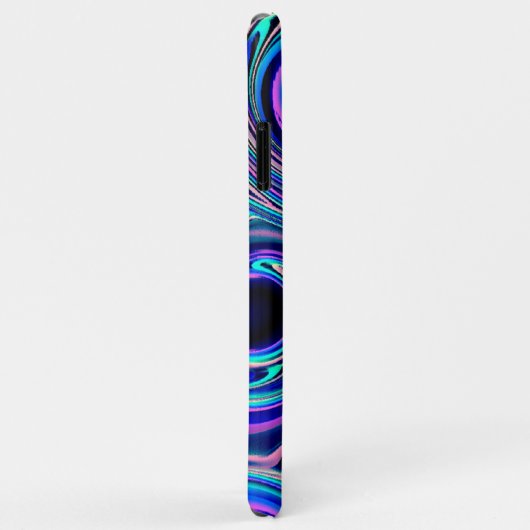 Coques Case-Mate iPhone Cool bleu turquoise violet rose Motif (Dos/Droite)