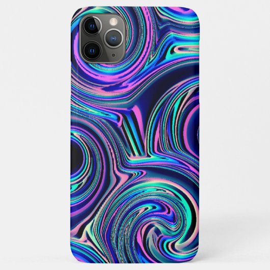 Coques Case-Mate iPhone Cool bleu turquoise violet rose Motif (Dos)