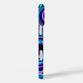 Coques Case-Mate iPhone Cool bleu turquoise violet rose Motif (Verso / Droite)