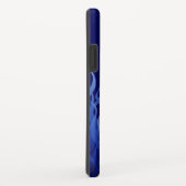 Coques Case-Mate iPhone Cool Blue Racing Flames Pin Stripes (Dos/Droite)