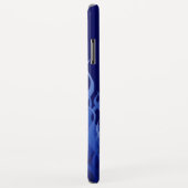 Coques Case-Mate iPhone Cool Blue Racing Flames Pin Stripes (Dos/Droite)