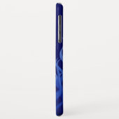 Coques Case-Mate iPhone Cool Blue Racing Flames Pin Stripes (Dos/Gauche)
