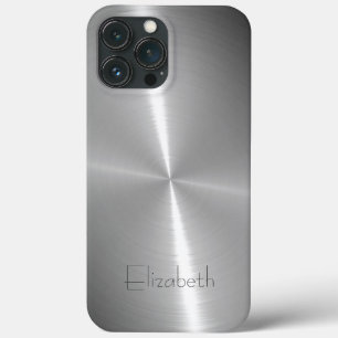 Case-Mate iPhone Case Cool brillant radial acier métallique