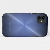 Coques Case-Mate iPhone Cool brillant radial acier métallique (Dos (Horizontal))