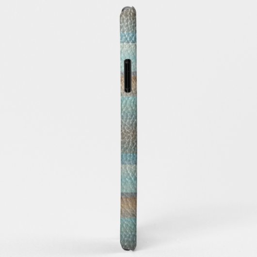 Coques Case-Mate iPhone Cool Classique Cuir Artistique Look Motif en bande (Dos/Droite)