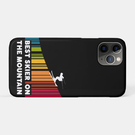 Coques Case-Mate iPhone Cool Code Barre Conception Meilleur Skieur Sur La  (Dos (Horizontal))