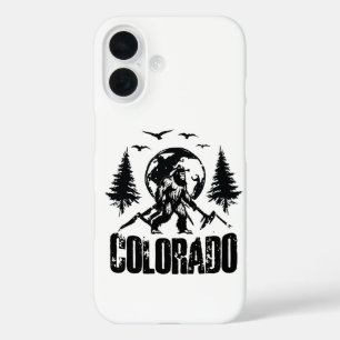 Coques iPhone 16 Cool Colorado Day Bigfoot Randonnée Vintage