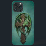 Etui iPhone Case-Mate Cool Croix Tribale Celtique Dragon Tattoo Art Desi<br><div class="desc">Magnifique vintage contemporain à l'aspect antique irlandais de croix tribale celtique et de dessin de tatouage de dragon vert. Ce design hipster original, branché, moderne et fantaisiste a été créé pour le tatouage exotique, dragons, créature d'imaginaire, ou amoureux de science-fiction, le populaire sélecteur de tendance hanche, rétro vintage, style art...</div>