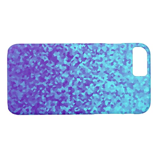 Coques Case-Mate iPhone cool cyan violet parties scintillant allumer polyg (Dos (Horizontal))