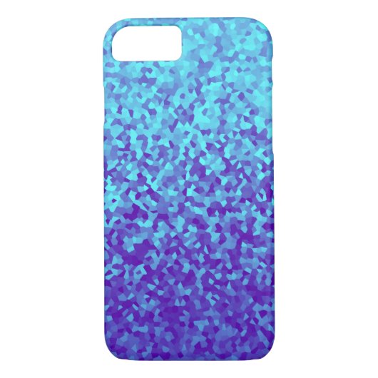 Coques Case-Mate iPhone cool cyan violet parties scintillant allumer polyg (Dos)