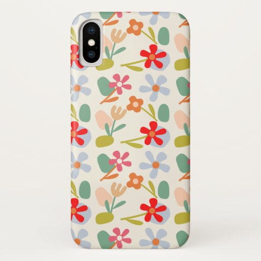 Coques Case-Mate iPhone Cool D'Apparence Florale Abstraite (Dos)