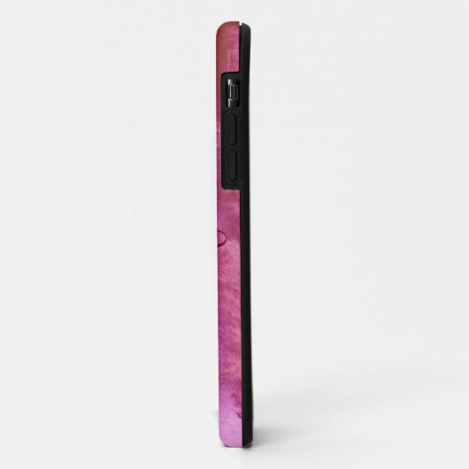 Coques Case-Mate iPhone Cool d'aquarelle Abstraite encre rose Coque-mat iP (Dos/Gauche)