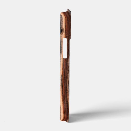 Coques Case-Mate iPhone Cool de texture bois unique (Verso / Droite)