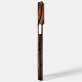 Coques Case-Mate iPhone Cool de texture bois unique (Verso / Droite)