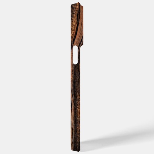 Coques Case-Mate iPhone Cool de texture bois unique (Verso / Droite)