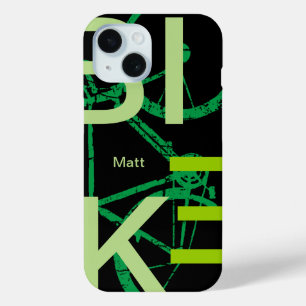 Coque Pour iPhone 15 cool de vélo et personnalisation