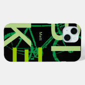 Coques Case-Mate iPhone cool de vélo et personnalisation (Verso (horizontal))