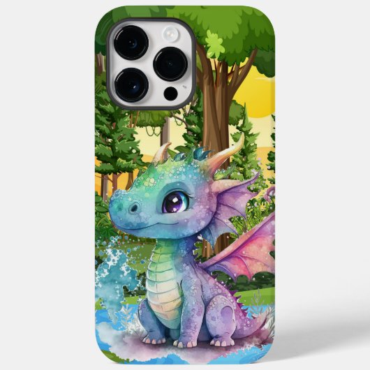 Coques Case-Mate iPhone cool dragon imaginaire amoureux (Verso)
