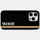 Coques Case-Mate iPhone Cool Elegant Gay Bears Fierté Drapeau Woof (Verso (horizontal))