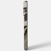 Coques Case-Mate iPhone Cool en marbre noir blanc tendance (Verso / Gauche)