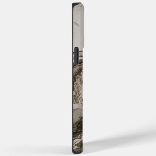 Coques Case-Mate iPhone Cool en marbre noir blanc tendance (Verso / Droite)