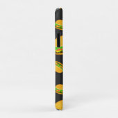 Coques Case-Mate iPhone Cool et amusant yummy burger motif Monogramme (Dos/Droite)