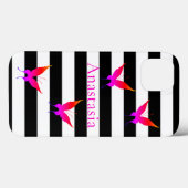 Coques Case-Mate iPhone Cool, Extraordinaire, Bandes noires et blanches, P (Verso (horizontal))