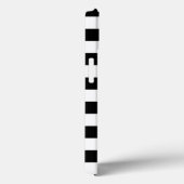 Coques Case-Mate iPhone Cool, Extraordinaire, Bandes noires et blanches, P (Verso / Droite)