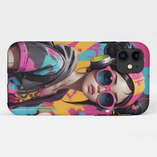 Coques Case-Mate iPhone cool girl (Dos (Horizontal))