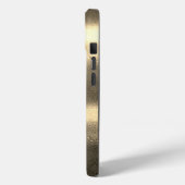 Coques Case-Mate iPhone Cool Gold Look Chat Monogrammes Initiales (Verso / Gauche)