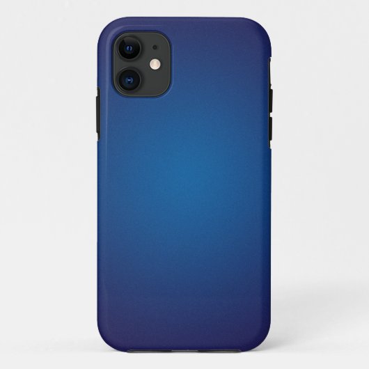 Coques Case-Mate iPhone Cool Grainy Deep Blue Vignette (Dos)