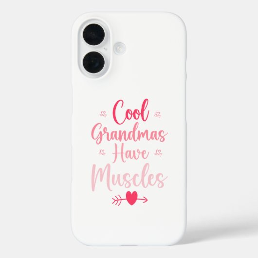 Coques Case-Mate iPhone Cool Grandmas Have Muscles (Verso)