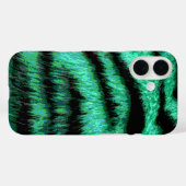 Coques Case-Mate iPhone Cool Green Neon Tiger Stripes (Verso (horizontal))