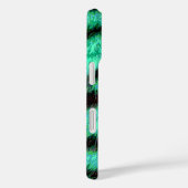 Coques Case-Mate iPhone Cool Green Neon Tiger Stripes (Verso / Droite)