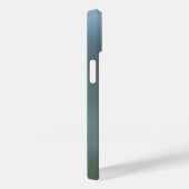 Coques Case-Mate iPhone Cool Green Real Lucky Four Leaf Clover avec nom (Verso / Droite)