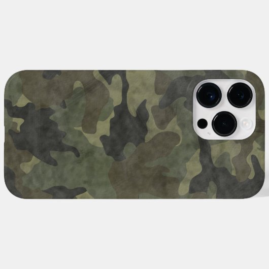 Coques Case-Mate iPhone Cool Grunge Khaki Camo (Verso (horizontal))