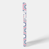 Coques Case-Mate iPhone Cool Honeypeb Motif et Monogramme rose (Verso / Gauche)