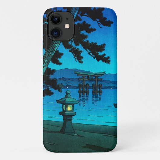 Coques Case-Mate iPhone Cool japonais lune nuit porte de mer hasui kawase (Dos)